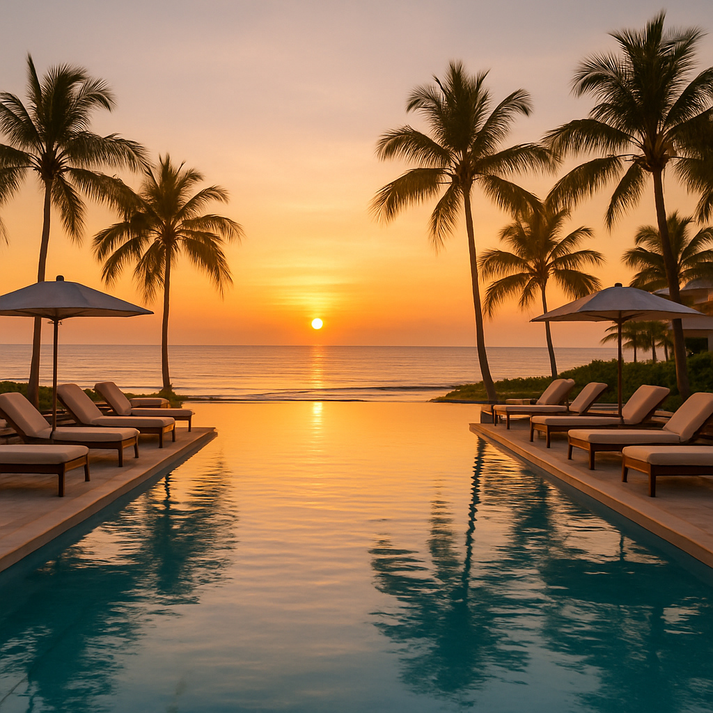 All-inclusive resort infinity pool